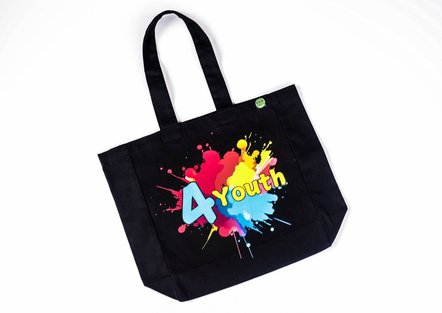 Zero Plastic ECOBAG Recycled Cotton Tote - "4 Youth"