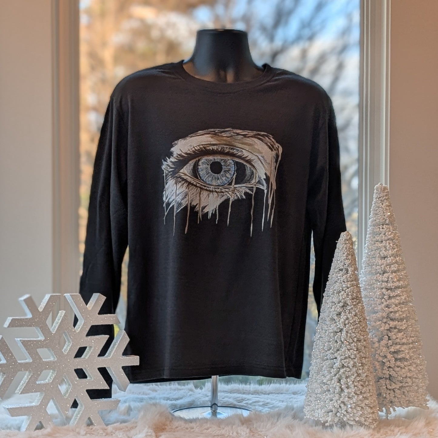 ADULT Long Sleeve Tee - "Eye Am Resilient"